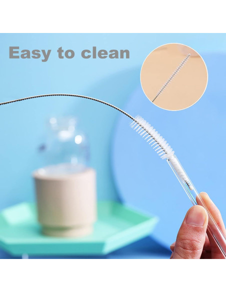 Pajitas Reutilizables Ajedrmy para Taza Stanley 40 oz - 6 Pzas