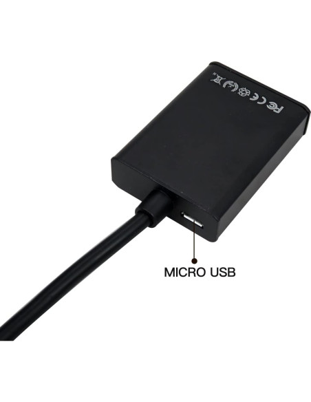 Adaptador VGA a HDMI 1080P USonline911 con Audio 3.5mm