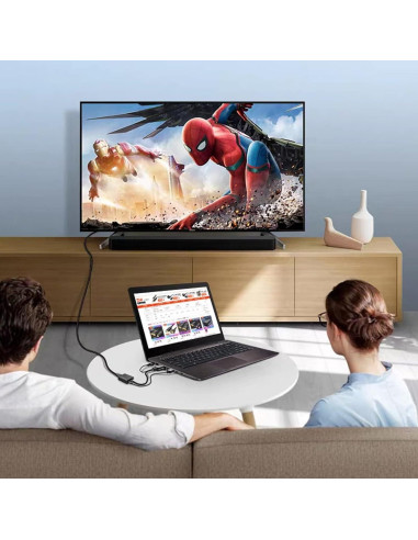 Adaptador VGA a HDMI 1080P USonline911 con Audio 3.5mm