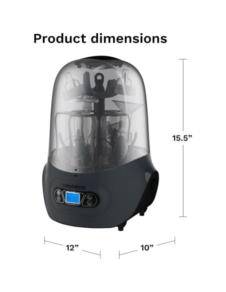 Esterilizador y Secador de Biberones Baby Brezza Carbón 4 en 1