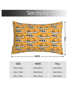 Funda de Almohada Microfibra LBHH 35.5x50.8 cm Gudetama 2