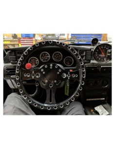 Volante de Dirección Genérico 34.29 cm Negro Ligero 5 Tornillos