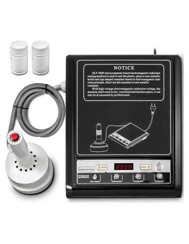 Sellador por Inducción KZU GLF-500F 800-1200W Pantalla Digital