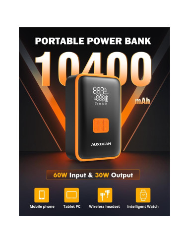 Arrancador de Salto Auxbeam AJ3500 con Compresor 3500A