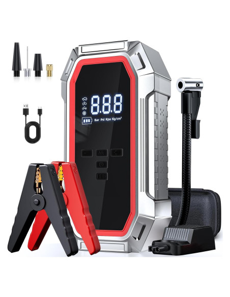 Arrancador de Salto DECHANIE JN-088D 5000A con Compresor 160PSI