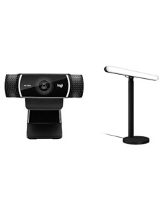 Webcam Logitech C922x Pro Stream + Luz LED Litra Beam