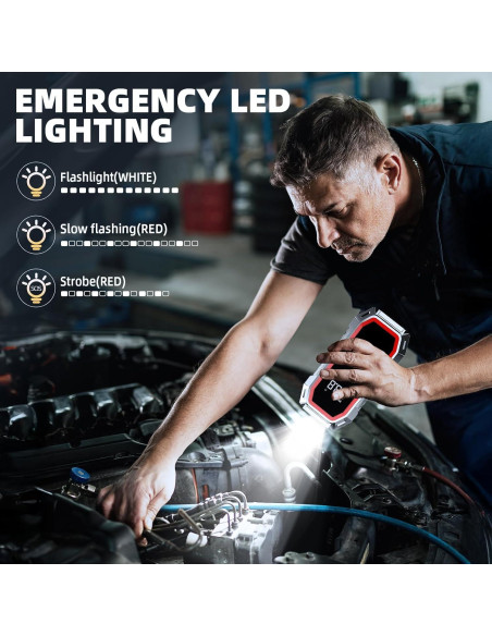 Arrancador de Salto DECHANIE JN-088D 5000A con Compresor 160PSI