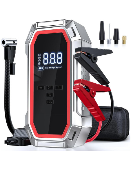 Arrancador de Salto DECHANIE JN-088D 5000A con Compresor 160PSI