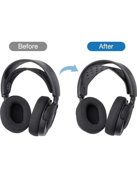 Correas de Diadema de Cuero Voarmaks para SteelSeries Arctis