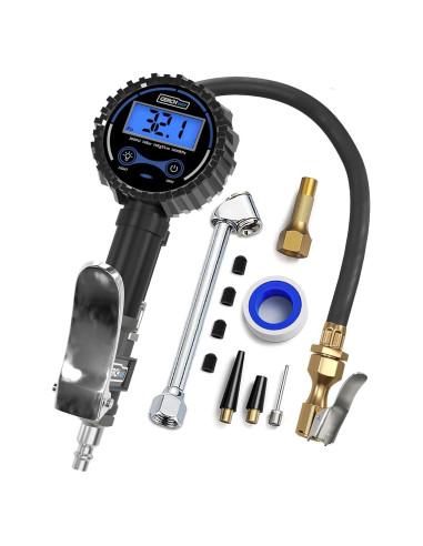 Medidor de Presión de Neumáticos Digital GERCHWAY 200 PSI