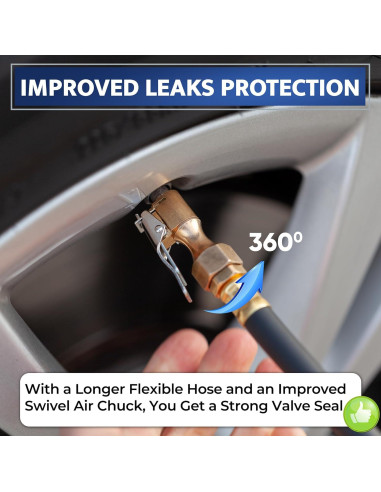 Medidor de Presión de Neumáticos Digital GERCHWAY 200 PSI