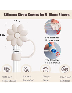 Cubiertas de Pajitas SEMATA para Tazas Stanley 30/40 Oz 4PCS 2