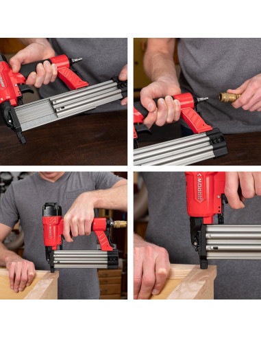 Clavadora neumática Arrow PT18G 18 calibres sin aceite