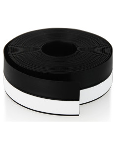 Tira de sellado de puerta de silicona Vivikivi 5m 25mm Negro