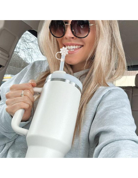 Cubiertas de Pajitas SEMATA para Tazas Stanley 30/40 Oz 4PCS