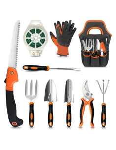 Set de Herramientas de Jardinería SETTECH 10 Piezas Acero Inoxidable