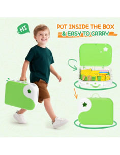 Juego de cuchillos de cocina Montessori Hilsoeet para niños 2