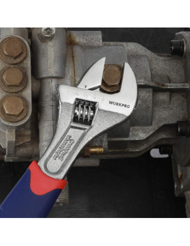 Conjunto de Llaves Ajustables WORKPRO 3 Piezas 160-250mm