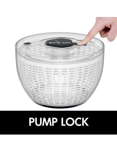 Centrifugadora de ensaladas Sonrisa Mamá 6.3 Qt blanca 2