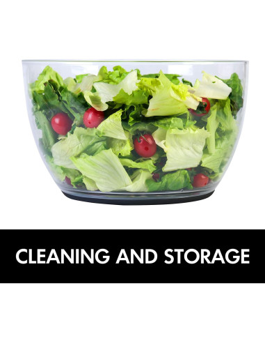 Centrifugadora de ensaladas Sonrisa Mamá 6.3 Qt blanca