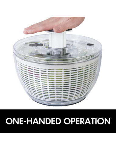 Centrifugadora de ensaladas Sonrisa Mamá 6.3 Qt blanca