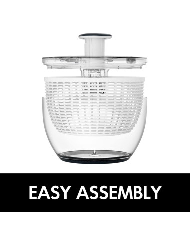 Centrifugadora de ensaladas Sonrisa Mamá 6.3 Qt blanca