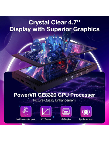 Reproductor MP3 Android 13 YEOODOP 192GB Bluetooth WiFi