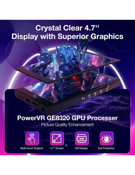 Reproductor MP3 Android 13 YEOODOP 192GB Bluetooth WiFi