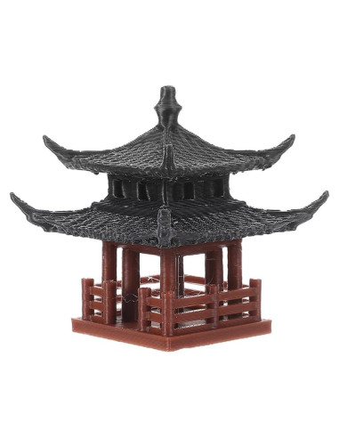 Estatua Mini Pagoda Milisten 6.3cm Decoración Jardín Zen