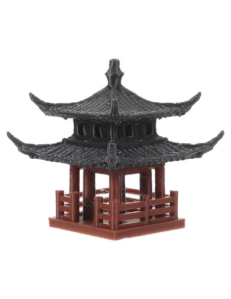 Estatua Mini Pagoda Milisten 6.3cm Decoración Jardín Zen