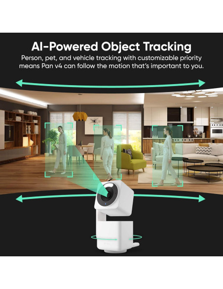 Cámara de Seguridad Inteligente WYZE Cam Pan v4 4K IP65 Cámara de Seguridad Inteligente WYZE Cam Pan v4 4K IP65