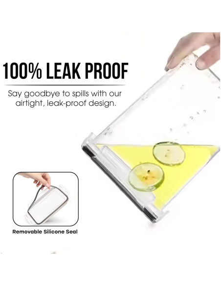 Set 20 Contenedores Herméticos Pluma Blanca 34.2L BPA Free