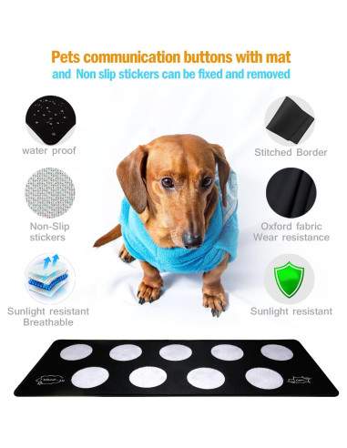 Botones de Comunicación para Perros ANLIKY - Set de 9 Grabables