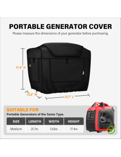 Cubierta para Generador Portátil VANIZY 55x35x44 cm Impermeable 2