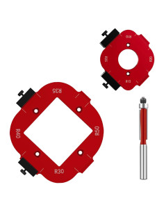 Plantilla de Router de Esquina Redonda Aluminio R10-R50