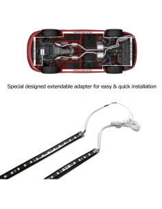 Kit de Iluminación LED Bajo el Coche iJDMTOY RGB 4 Piezas 2