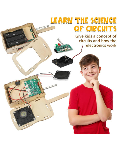 Walkie Talkies STEM Yuanyi para Niños 8-12 Años Kit Electrónica Walkie Talkies STEM Yuanyi para Niños 8-12 Años Kit Electrónica