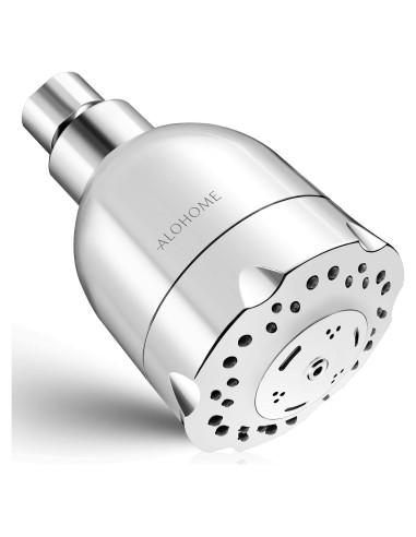 Cabezal de Ducha Alta Presión ALOHOME 6 Configuraciones Cromo