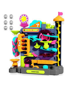 Juego de Mesa Carrera de Canicas Couomoxa - Laberinto Vertical 3+