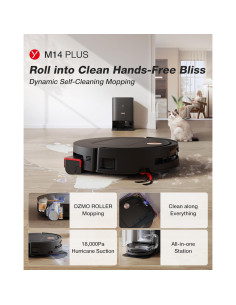 Aspiradora Robot Yeedi M14 Plus con Estación Omni, 18000Pa 2