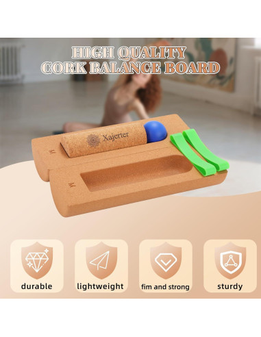 Tabla de Equilibrio de Corcho Xajerter para Alivio de Dolor