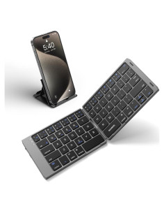 Teclado Bluetooth Plegable Samsers KD07 - Portátil Gris