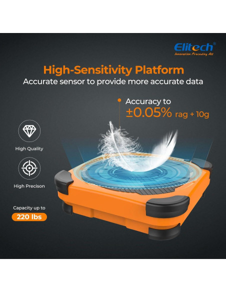 Balanza de Refrigerante Inalámbrica Elitech LMC-310 100 kg