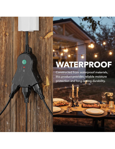 Enchufe Inalámbrico BN-LINK 3 Patas 15A Control Remoto