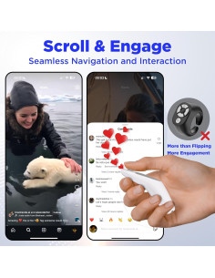 Control Remoto Multifuncional Rong Tronic para TikTok y eBooks 2