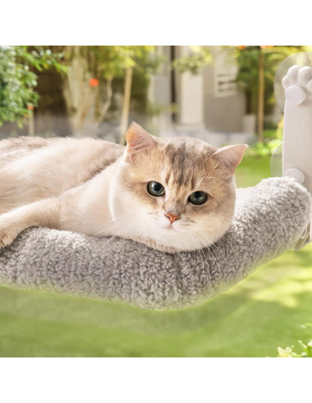 Perch de Ventana para Gatos Mewoo - 2 Paquete, Gris