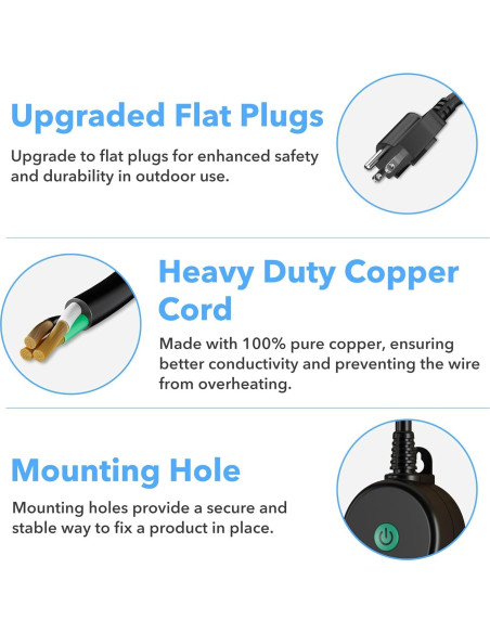 Enchufe Inalámbrico BN-LINK 3 Patas 15A Control Remoto