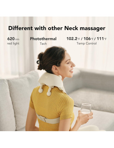 Masajeador de Cuello SKG HS500 con Calor y 6 Modos Inteligentes