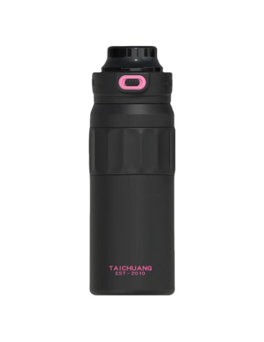 Botella de Agua Aislada Jiskenis 1.3L con Pajilla y Tapa