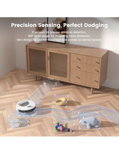 Aspiradora Robótica OKP L6 Aqua 2 en 1 con Mopa, 150 min